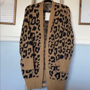 Barefoot dreams Leopard Cardigan